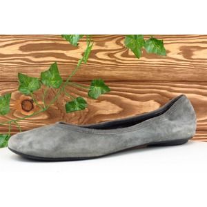 Type Z Size 7 W Gray Round Toe Flat‎ Leather Women